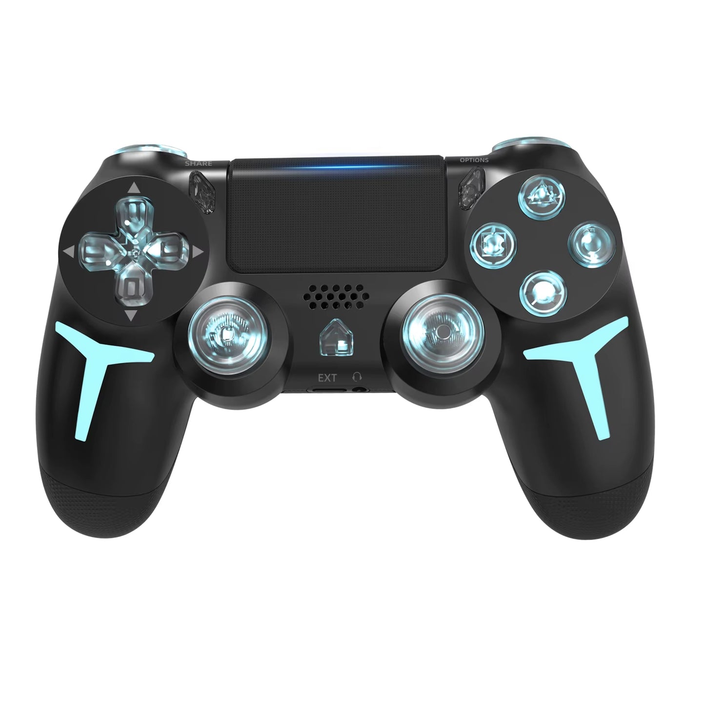 Wireless Game Controller For PS4 PS3 Console Computer PC LED Bluetooth