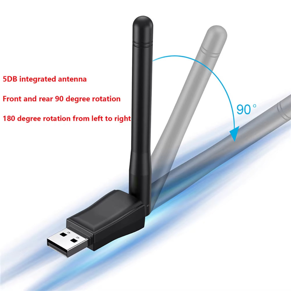 150Mbps Mini USB WiFi Adapter 2.4GHz with Antenna USB Wireless