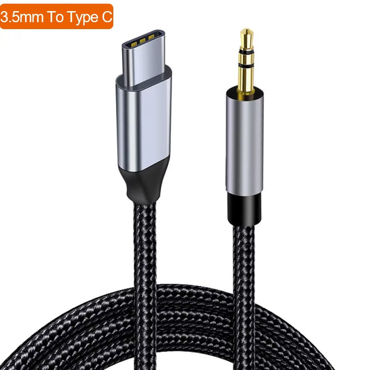 AUX Audio Cable USB C to 3.5mm Jack AUX Cord